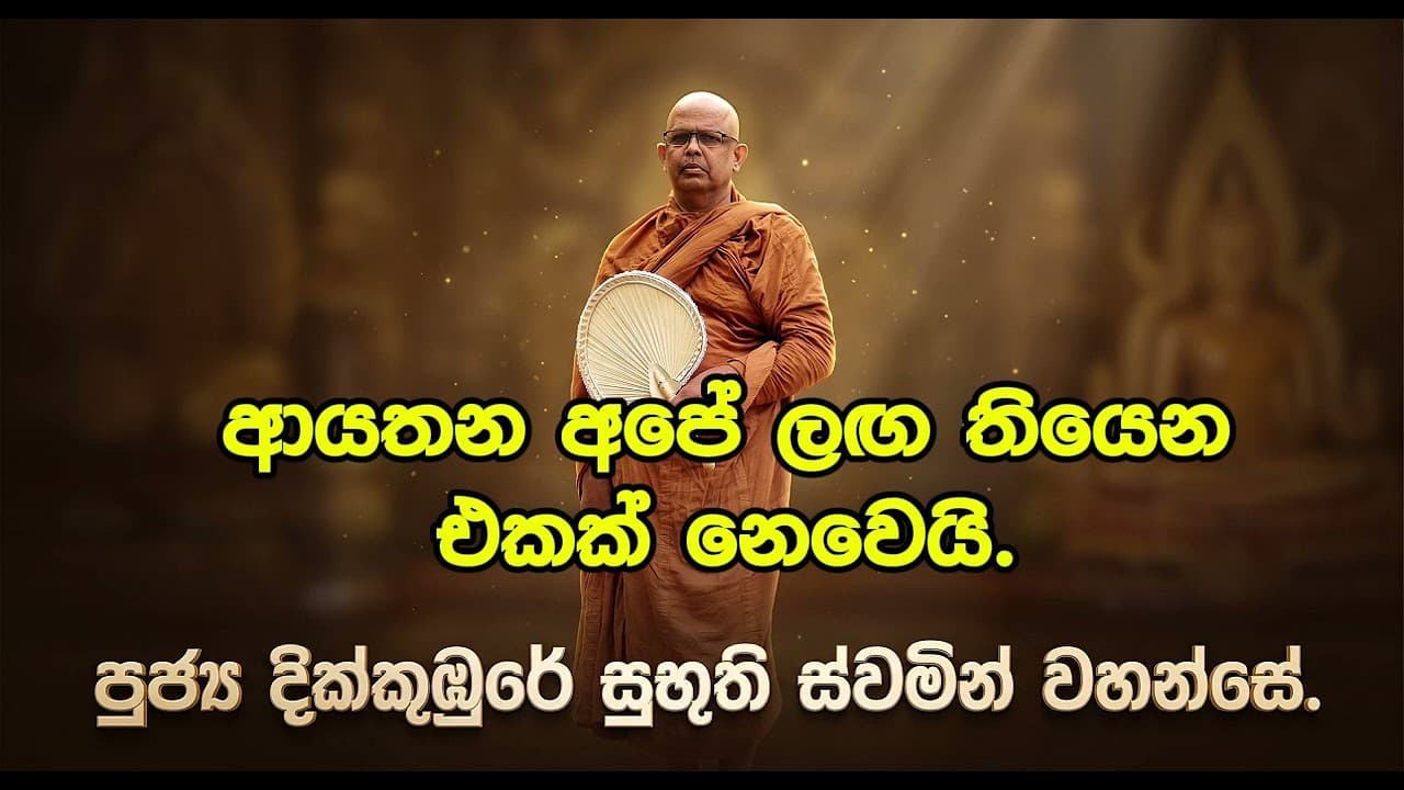 ආයතන අපේ ලඟ තියෙන එකක් නෙවෙයි